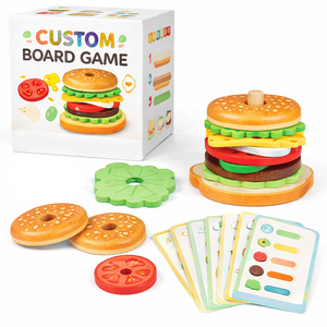 Vietnam OEM Board Game Manufacturer Custom Portable Wooden Board Game Set Factory Wholesale Educational Game for Kids - Product Image 1