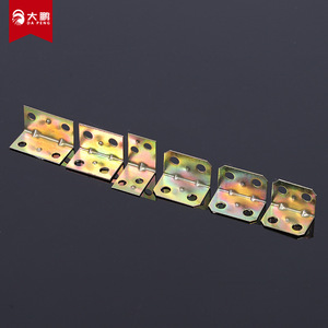 Support d'angle en fer galvanisé Da Peng en forme de L à 90 degrés, connecteur de meuble plaqué zinc, support d'étagère - Product Image 3