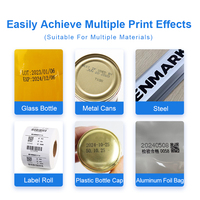 Impresora de pantalla táctil portátil de buena calidad, automática, Mini máquina de impresión de etiquetas de fecha inteligente de 12,7mm, impresora Manual de inyección de tinta