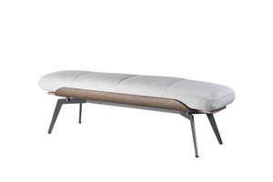 Bancos tapizados de Metal y madera modernos de calidad superior, banco para sofá de dormitorio al por mayor - Product Image 2