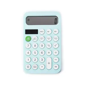 High Quality Promotional Wholesale dual energy Solar and battery Energy Pocket 8 digit Calculator for Students and Office