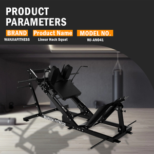 Produit phare : Équipement de <span class=keywords><strong>musculation</strong></span> commercial à charge libre pour exercices de force – Hack Squat linéaire et Hack Press linéaire - Product Image 4