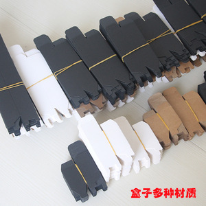 กล่องกระดาษคราฟท์สีขาวทรงสี่เหลี่ยมผืนผ้า ขนาด 30x30x110 มม. สำหรับบรรจุภัณฑ์ผลิตภัณฑ์อิเล็กทรอนิกส์ ผลิตที่เซินเจิ้น กระดาษแข็ง 350 กรัม หมายเลขสินค้า 0006 - Product Image 4