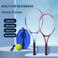 Entraîneur de tennis 27 en alliage d'aluminium avec cordes en fibre de polyester pour l'entraînement des débutants et des juniors