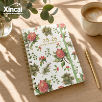 Carnet de notes personnalisable A5 à couverture rigide avec reliure spirale, journal, agenda, bloc-notes, impression de logo personnalisé, vente en gros, OEM, bureau