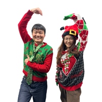 Pull de noël 2025 nouveau pull à col rond décontracté pour hommes et femmes pull moche
