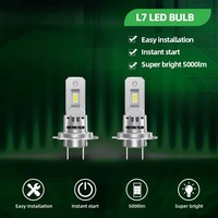 Bombilla LED H4 Plug and Play sin Errores, con Ventilador de Refrigeración Canbus, CSP3570, Luz LED para Auto de 360 Grados, 6000K