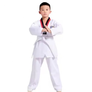 High Quality V-<b>Neck</b> Judo Taekwondo Uniforms <b>for</b> Adults Kids Custom Martial Arts Training Wear Logo Printing Cheap Wholesale - Product Image 6