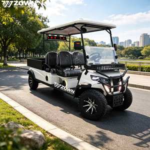 2026 New Model Utility Golf Cart With Dump Cargo <b>Box</b> Long Range Lithium Battery Service Vehicle - Product Image 1