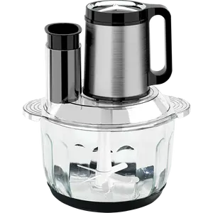 New Design 3l 5l Wholesale Price Household Small Meat Chopper Food Stainless Steel 4 Blade Electric Meat Grinders For Sale