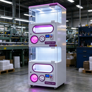 Coin Operated Capsule Toy Vending Machine with LED Light Up Cabinet Twist <strong>Knob</strong> Control for Shopping Mall Kids Indoor Playground - Product Image 4