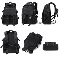 Nouveau Sac à Dos Unisexe en Nylon Tendance 2025 Grande Capacité pour Ordinateur Portable avec Fermeture Éclair pour l'École et les Voyages d'Affaires