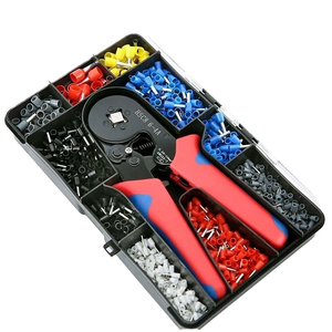 Pinza crimpadora de férulas mini HSC8 6-4A para terminales tubulares de acero y PVC, kit eléctrico doméstico de grado industrial, caja OEM personalizable - Product Image 5