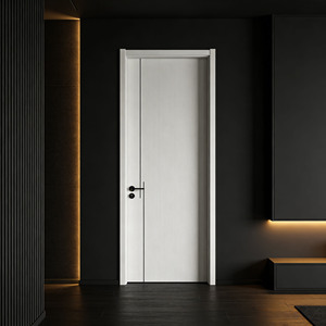 Puertas de <span class=keywords><strong>Madera</strong></span> de Teca Ecológicas y Duraderas, <span class=keywords><strong>Marco</strong></span> de <span class=keywords><strong>Madera</strong></span> Maciza Escandinava <span class=keywords><strong>para</strong></span> Baño y Sala de Estar - Product Image 3