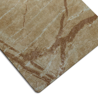 Nouvelle conception moderne, panneau mural en PVC imperméable à l'eau, revêtement brillant UV, effet marbre, pour salon