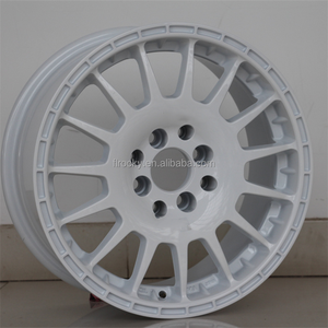 JDM Race Wholesale Jantes en alliage 15 pouces 4*100-114.3 8*100-114.3 15*7.0 Blanc Noir pour voitures particulières - Product Image 5