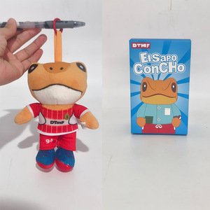 Nuova rana El Sapo Concho peluche cattivo coniglietto giocattolo Super morbido peluche orso antistress bambola PP cotone con scatola - Product Image 5