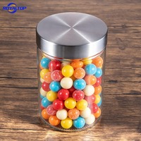 Bocaux en verre hermétiques de grande capacité pour aliments, café, thé, bonbons, miel – Qualité alimentaire – Fabrication usine