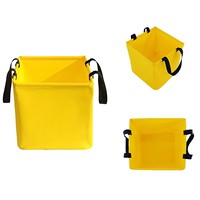 Sac étanche pliable en bâche PVC 500D imprimée avec logo client, idéal pour la pêche et le camping