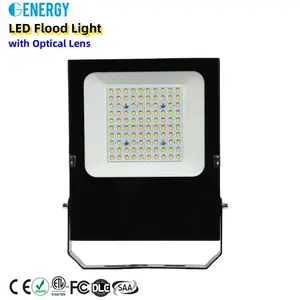 ETL DLC CE aprobado 7 años de garantía 150lm/W 70W con lente óptica 30/60/90 grados luces de inundación Iluminación Exterior Led Luz de inundación