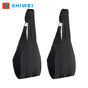Sangle de musculation Shiwei Ab Strap pour exercices de levage des jambes, en nylon épaissi, équipement de fitness unisexe, taille unique, noir - Product Image 5