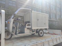 Tricycle réfrigéré essence/électrique avec compresseur Copeland, moteur et pompe pour le transport alimentaire