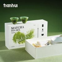 Emballage Tianhui boîtes en papier personnalisées pour ensemble de matcha avec mini boîtes Matcha service à thé Matcha