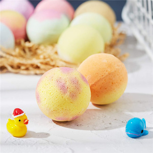 Bombas de Baño Efervescentes Esféricas Hechas a Mano al por Mayor con Juguete Sorpresa en el Interior, Sal Marina Hidratante - Product Image 5