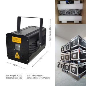 Proyector de Luz Láser Knight 2W 3W 5W Animación a Todo Color IP65 de Aluminio para Bodas, Fiestas y Escenarios, el Más Pequeño, DMX512 - Product Image 3