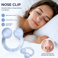 Clip nasal magnétique OEM réutilisable, dilatateur nasal en silicone souple