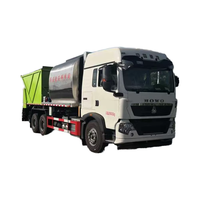 Truk Penghantar Aspal Howo Synchronous Chip Sealer 6x4 Mesin/Motor Efisiensi Tinggi untuk Penyegelan Batu Pecah pada Jalan