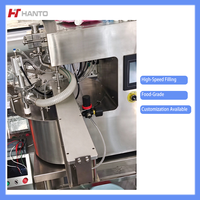 Machine d'emballage automatique de sachets préformés à table rotative, machine de remplissage et de bouchage de sachets verticaux pour divers emballages de produits liquides