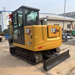 Excavatrice d'occasion Cat305.5 de 5,5 tonnes, 99 % neuve, matériel de construction, mini-pelleuse Cat303.5 d'occasion Caterpillar, CE/EPA - Product Image 2