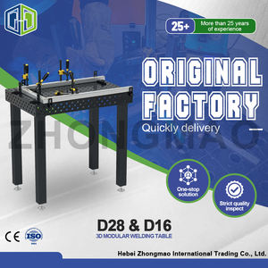 Système de gabarit de soudage modulaire 3D robuste, capacité de 4T, trous de fixation de 28 mm, grille, nouvelle table de soudage 3D pour la fabrication de métaux - Product Image 2