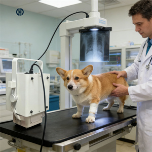 Kit Portátil de Rayos X Veterinario <span class=keywords><strong>DR</strong></span> de 5.6KW, Máquina de Rayos X para Mascotas con Detector de Panel Plano Inalámbrico y Estación de Trabajo - Product Image 5