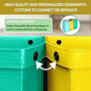 Gallon Nhự<span class=keywords><strong>a</strong></span> Giặt Giỏ Thùng Rác Có Thể Thùng Rác Chất Thải Bin Thùng Rác Có Thể Đứng 40L Công Suất Ngoài Trời Lưu Trữ Xô Cho Nhà Sử Dụng - Product Image 3