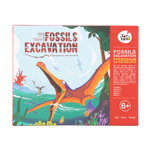 Los niños la arqueología fósiles rock Pterosaurio esqueleto de dinosaurio manual excavación cavar mano kit de herramientas - Product Image 1