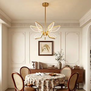 Custom Copper Customized Nordic Living Room <b>Bedroom</b> Decor <b>Ceiling</b> Farmhouse <b>Led</b> Chandelier Luxury Modern Brass <b>Lights</b> - Product Image 1