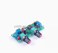 TOPCUS Carte de préampli avec filtre passe-bas 22Hz-210Hz, mode HI-FI avec indicateur LED, carte de circuit Hifi pour subwoofer