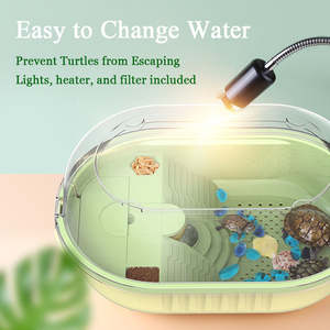 <span class=keywords><strong>Acquario</strong></span> Ecologico di Alta Qualità Sunsun <span class=keywords><strong>per</strong></span> <span class=keywords><strong>Tartarughe</strong></span>, Vasca in Vetro <span class=keywords><strong>per</strong></span> Rettili e <span class=keywords><strong>Tartarughe</strong></span> <span class=keywords><strong>Acquatiche</strong></span> - Product Image 2