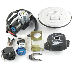 Tapa de la cubierta del tanque de combustible de la motocicleta, bloqueo con interruptor de encendido para <span class=keywords><strong>Honda</strong></span> 35010-KTY-H50 CBR150R <span class=keywords><strong>CBR125R</strong></span> JC50 CBR125RT CBR125RS - Product Image 1