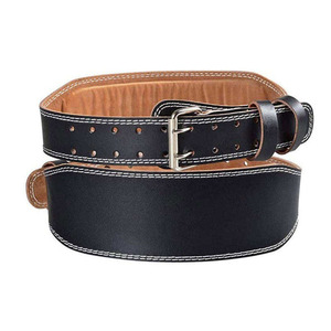 Cinturón de Levantamiento de Pesas Profesional de Cuero Vacuno de Alta Calidad, Cinturones de Gimnasio para Entrenamiento de Fuerza y Potencia - Product Image 6