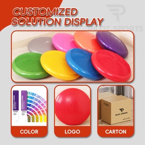 Pelota inflable de masaje para Yoga, colchoneta Universal duradera para deportes, gimnasio, Fitness, equilibrio de estabilidad - Product Image 4