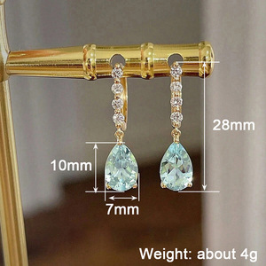 Orecchini a Goccia Lunghi per Donne, Eleganti Gioielli per Matrimoni, Banchetti e Vacanze - Product Image 5