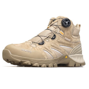 أحذية المشي لمسافات طويلة للخريف والشتاء أحذية تسلق الجبال تصميم مشبك دوار مقاومة للماء ديناميكية أحذية الورك أعلى في الهواء الطلق - Product Image 4