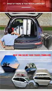 Support de toit en Aluminium universel, <span class=keywords><strong>porte</strong></span>-bagages, 1 pièce, 125CM, Support pour voiture - Product Image 3