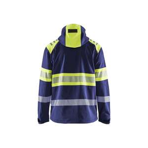 BLAKLADER - 449425138933XXXL <b>Hi</b>-<b>Vis</b> <b>Softshell</b> <b>jacket</b> Navy blue/Yellow - EAN 7330509801123 <b>HI</b>-<b>VIS</b> WORKWEAR - Product Image 2