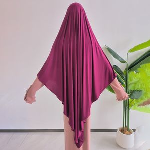 カスタムプレミアムバンブーコットンジャージーキマータイバックナチュラル伸縮性軽量通気性イスラム教徒イスラム服祈りヒジャーブ - Product Image 2