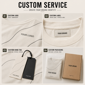 Camiseta Personalizada Premium con Diseño Minimalista, Camiseta de Algodón Extra Grande para Hombre, Marca Privada de Ropa Urbana - Product Image 3