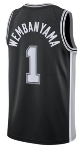 Maillots de basket-ball pour enfants personnalisables et respirants de qualité supérieure, style Victor Wembanyama, pour hommes - Product Image 4